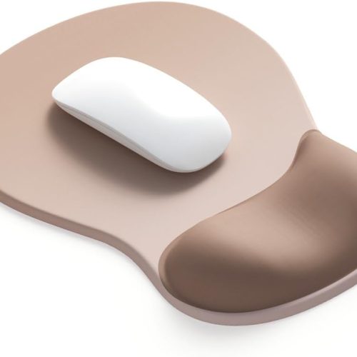 Mocha Sand Gel Wrist Support Mouse Pad Non-Slip