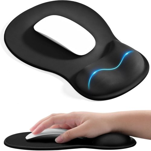 Ergonomic Concave Gel Wrist Rest Mouse Pad Non-Slip Base