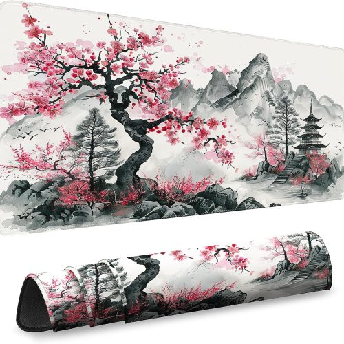 Large Gaming Desk Mat Non-Slip Rubber Base